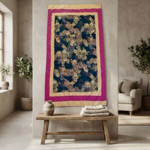 Asian Style Quilted Wall Hanging or Table Runner!